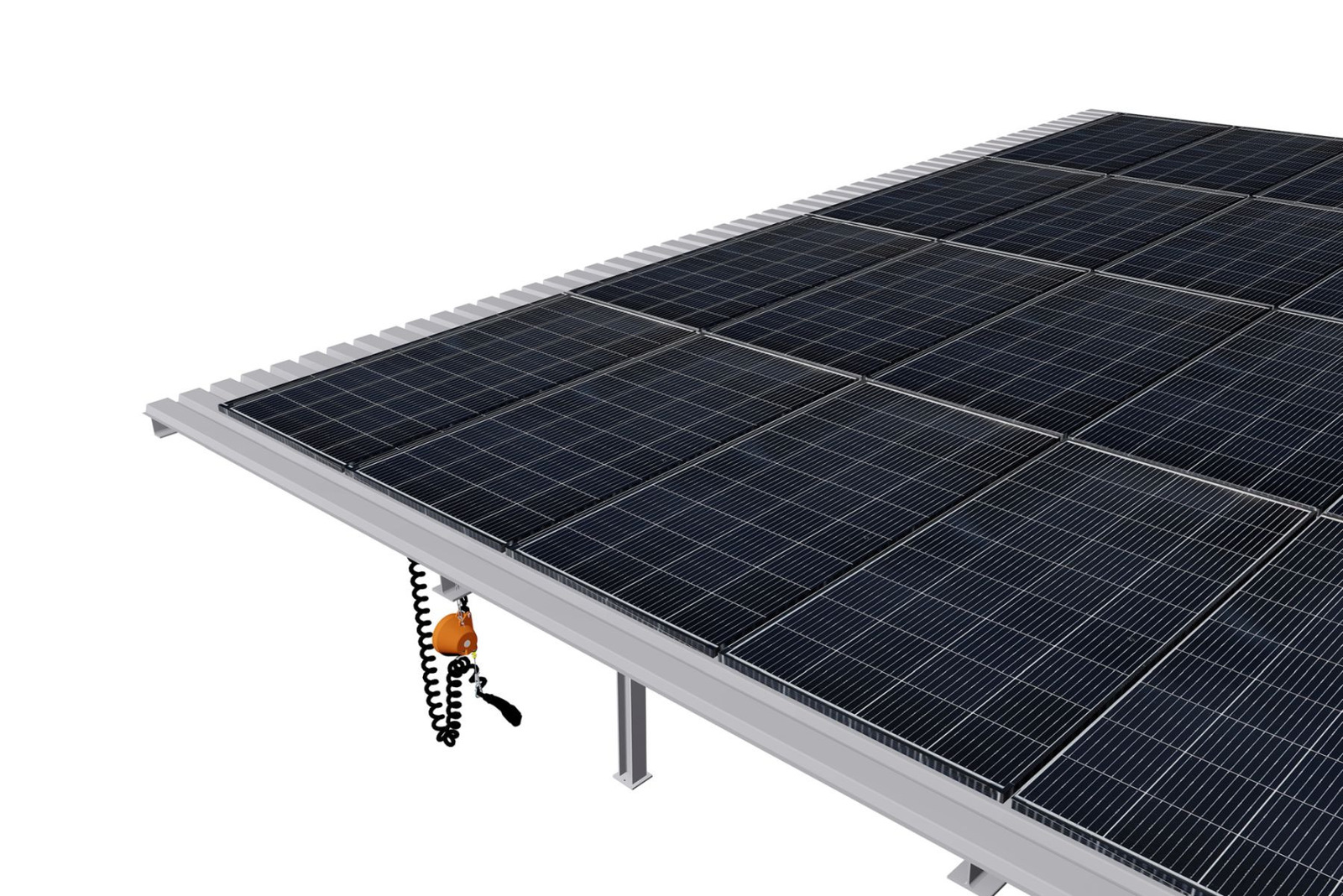 Elexon: Solarcarport mit ­Stahlkonstruktion