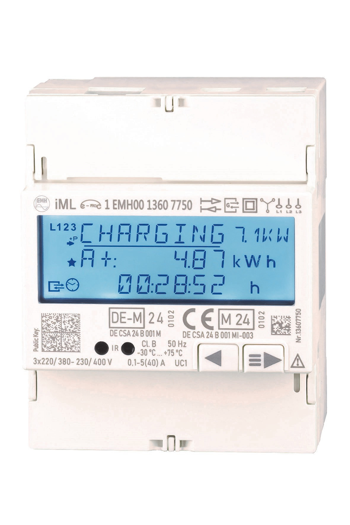 EMH Metering: E-Mobility-Zähler mit Strompreisanzeige