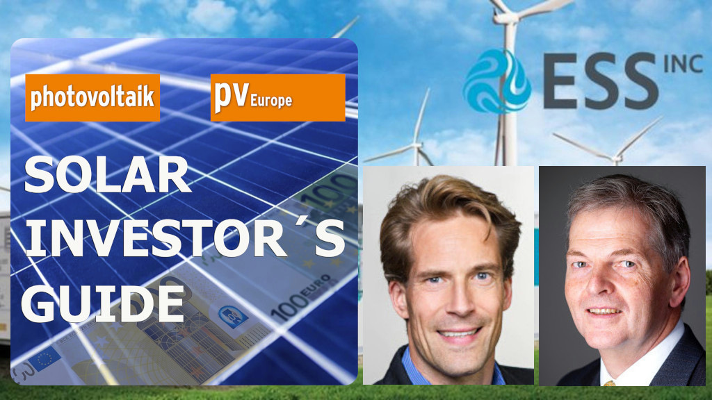 Solar Investors Guide #4: Langzeitspeicher mit Eisen-Flow-Technik