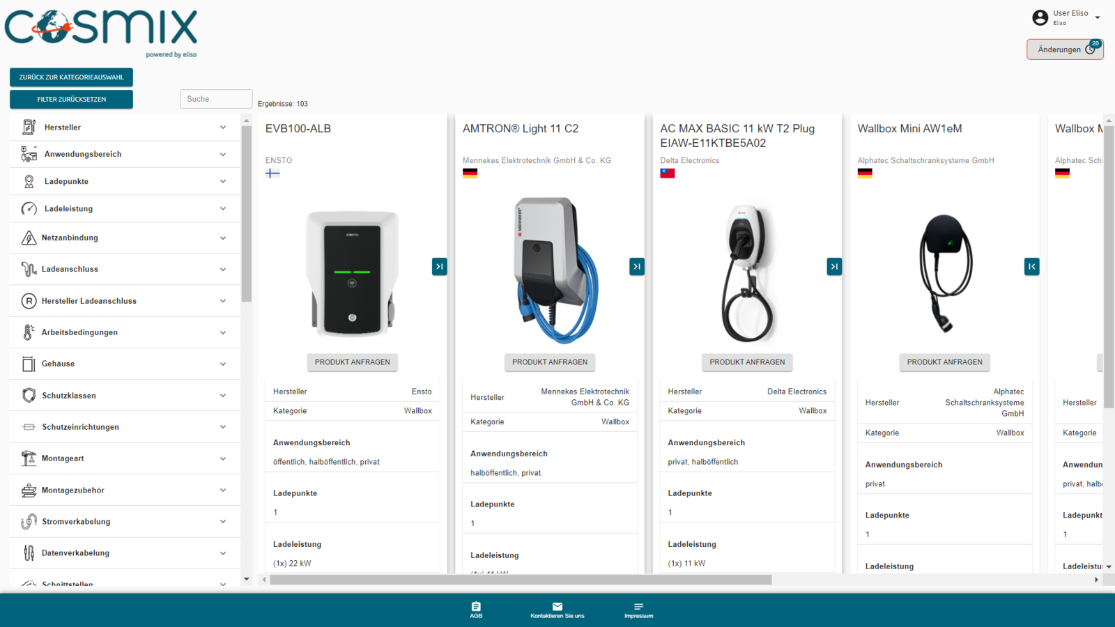 Datenbank für Ladestationenden im Überblick