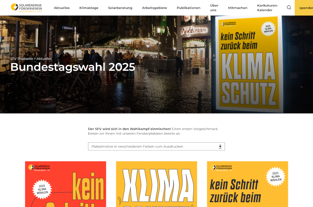 SFV startet Kampagne zum Wahljahr 2025