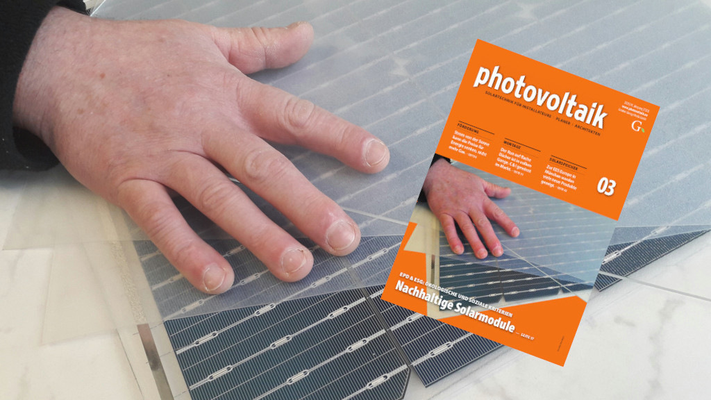 Für Abonnenten: Neues Themenheft über Solarmodule erscheint