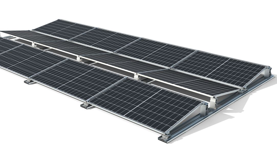 IBC Solar: Flachdachsystem für große Module zugelassen
