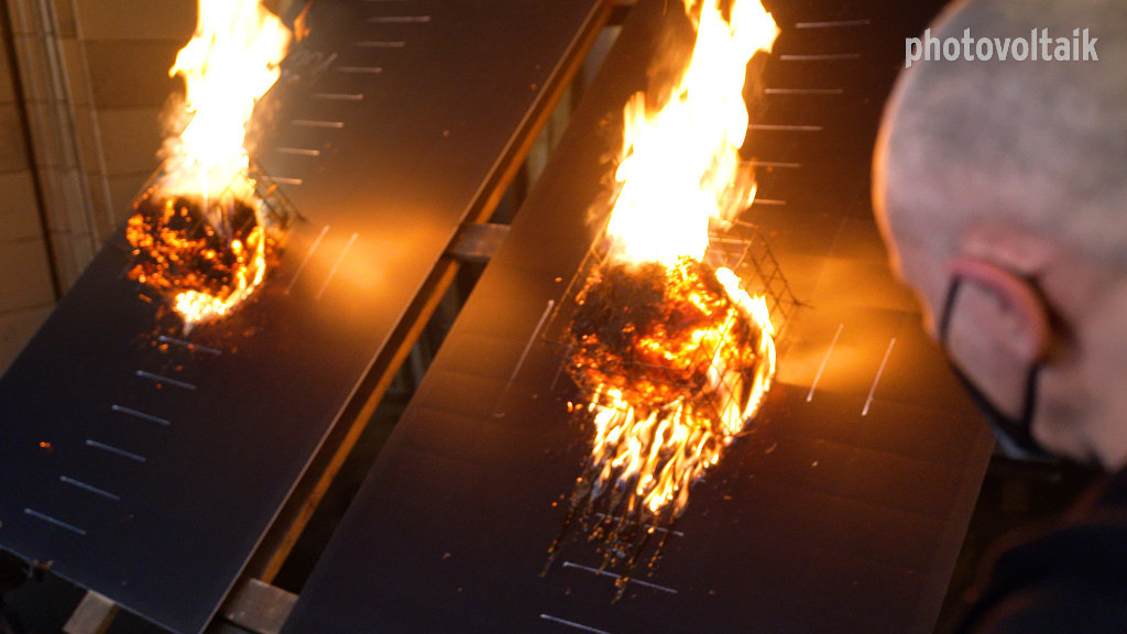 Euronergy: Neue Leichtbaumodule im Brandtest