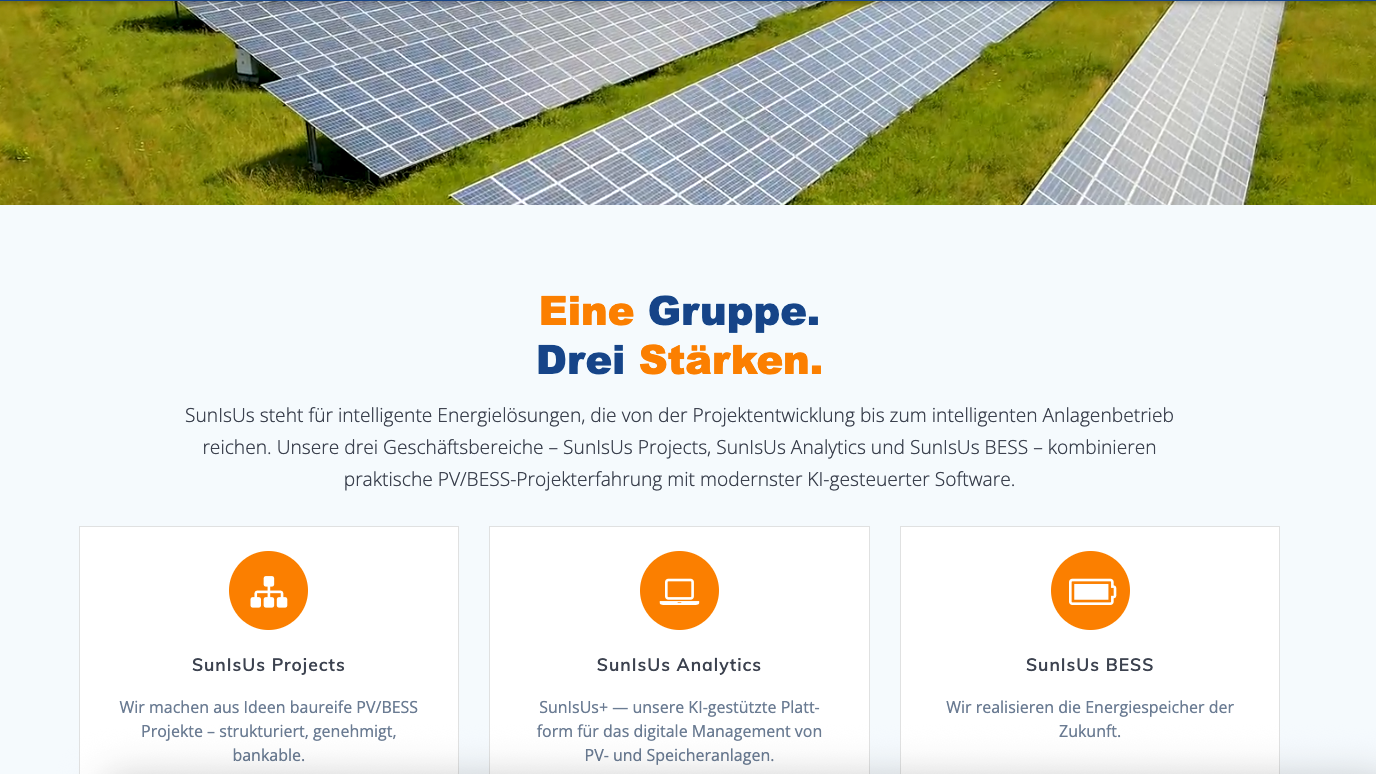 Sunisus stärkt Speichergeschäft durch Übernahme und neue Plattform