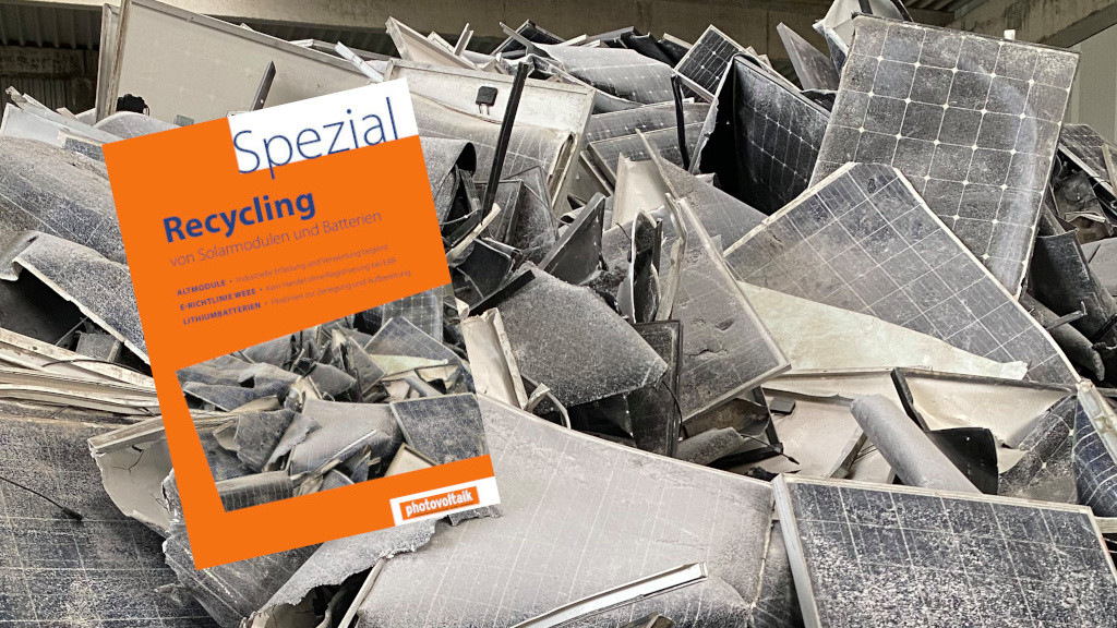 Spezial: Recycling von Solarmodulen und Batterien