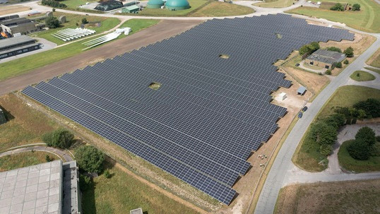 Ehemalige Militärbrache wird Solarkraftwerk