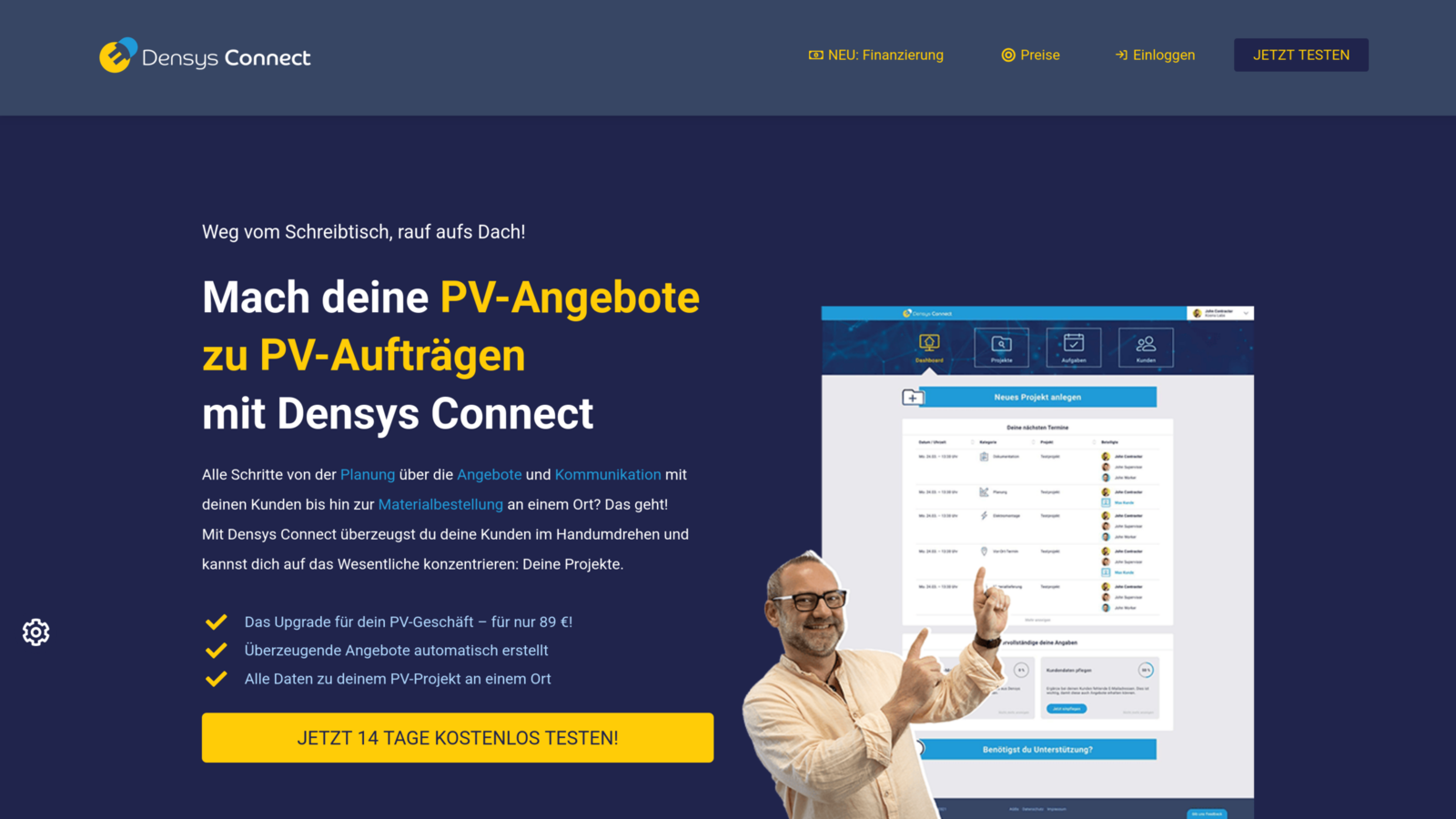 Densys Connect integriert Finanzierung ins Angebot