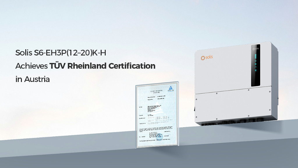 TÜV zertifiziert Hybridwechselrichter von Solvis für Österreich
