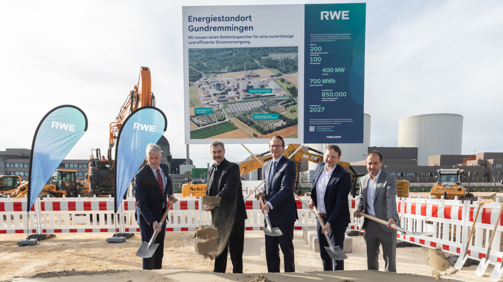 RWE baut Großspeicher in Gundremmingen