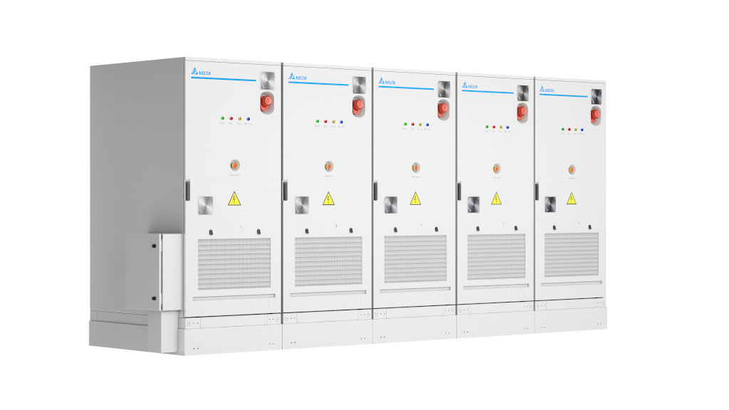 Delta zeigt Batterieschrank für Gewerbe und Industrie