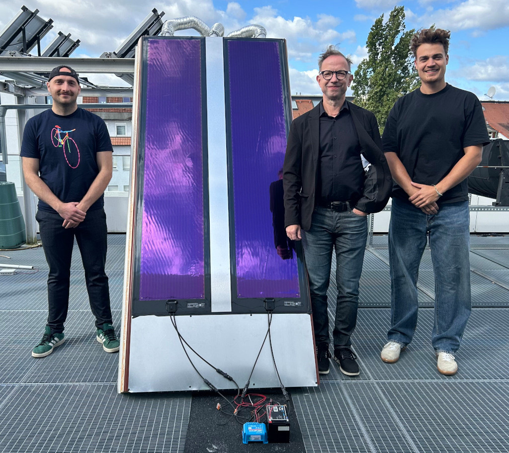 Leipziger Forscher erproben organische PVT an der Fassade