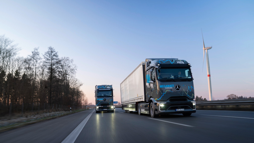Daimler Trucks testet Megawattladen in der Praxis