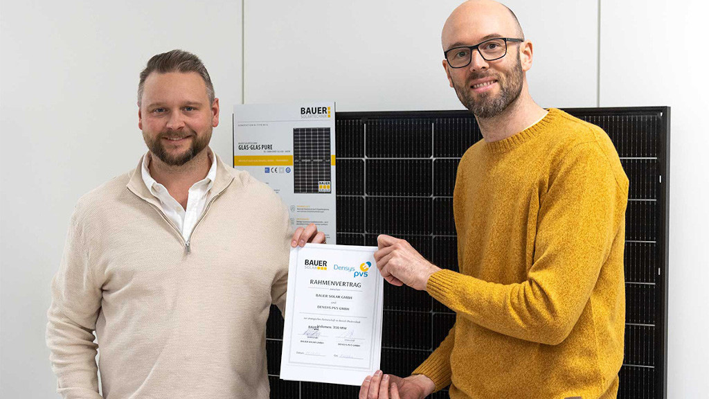 Densys PV5 und Bauer Solar bauen Partnerschaft aus