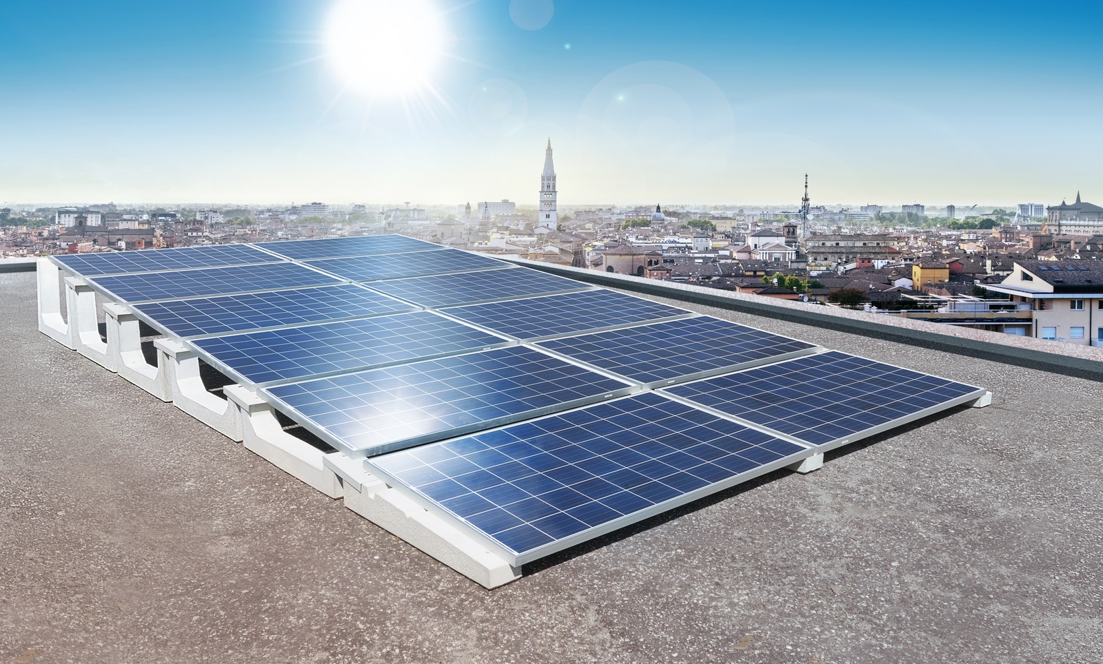 Sun Ballast: Beton als Alternative zu Aluminium