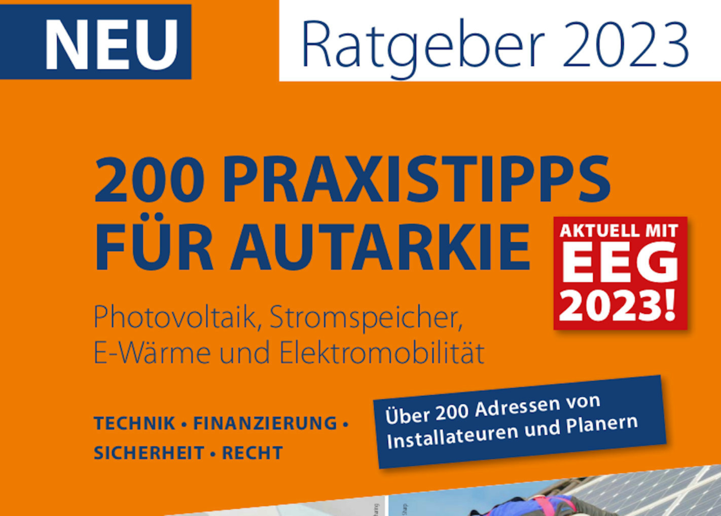 Ratgeber 2023: 200 Tipps für solaren Eigenstrom
