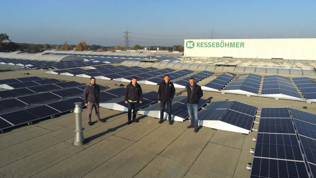 SENS baut ein Megawatt Eigenverbrauchsanlage für den Metallverarbeiter Kesseböhmer