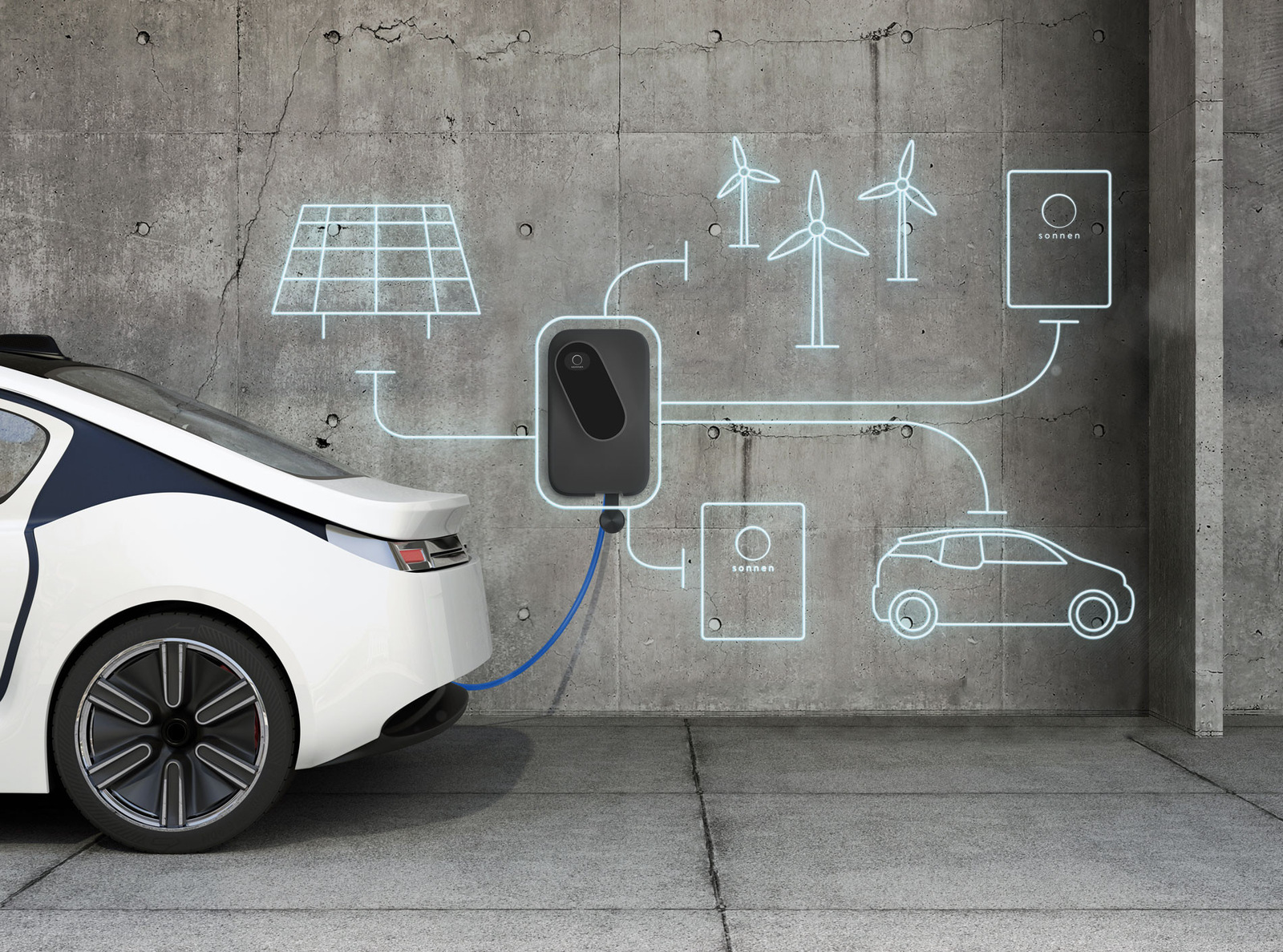 Tennet nutzt E-Autos als Puffer im Stromnetz