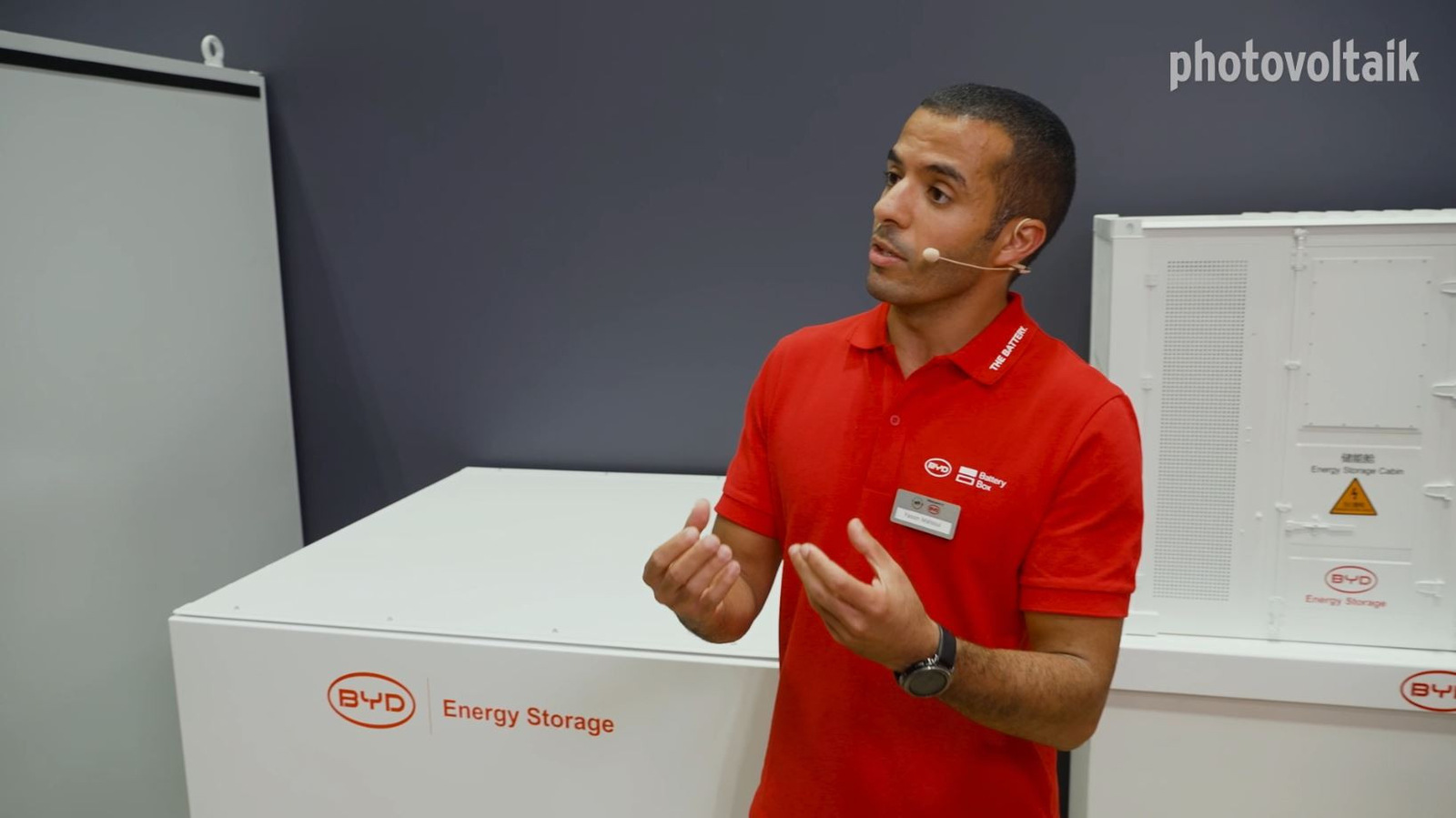 Yassin Mahioui von EFT-Systems: BYD zeigt Produktpalette für saubere Energieversorgung