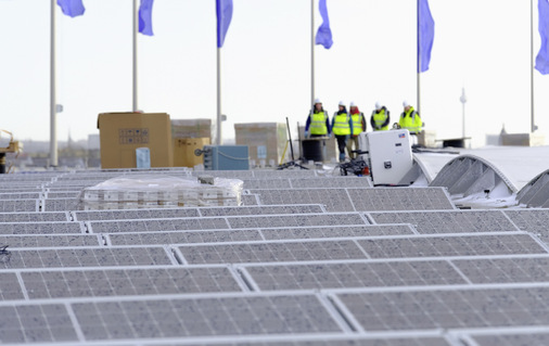 Die lokale Solarstromversorgung großer Event- und Sportanlagen hat einen positiven Imageeffekt. - © Foto: Polarstern
