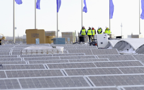 Die lokale Solarstromversorgung großer Event- und Sportanlagen hat einen positiven Imageeffekt. - © Foto: Polarstern
