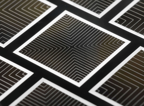 Neuartige Topcore-Zelle aus dem Fraunhofer ISE.