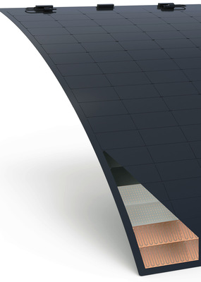 Die rückseitige und über mehrere Punkte verteilte Kontaktierung der Zellen bietet etliche Vorteile gegenüber den bekannten Kupferbändchen.