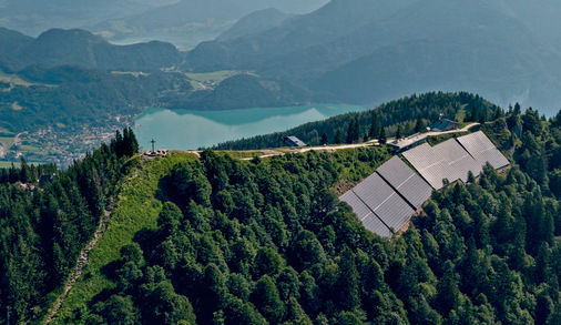 Die Solaranlage besteht aus einer Konstruktion mit insgesamt etwa 50.000 Einzelteilen.