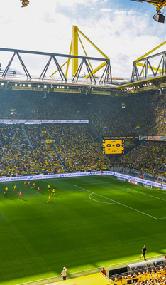 Borussia Dortmund im Spiel gegen Union Berlin in der vergangenen Saison.