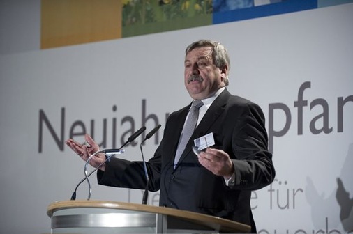 Dietmar Schütz auf dem Neujahrsempfang des BEE - © Foto: BEE / Andreas Labes
 Dietmar Schütz auf dem Neujahrsempfang des BEE