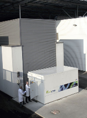 
Versuchsstand für Redox-Flow-Batterien am französischen Forschungslabor INES.
