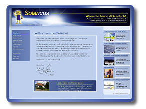 
Hier ein Beispiel für eine gelungene und übersichtliche Menüstruktur. Auch die Kontaktdaten des Unternehmens sind sofort auffindbar.
