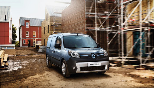 
Den Kangoo Z.E. von Renault gibt es auch als zweisitzigen Transporter, der für Installateure besonders interessant sein dürfte.
