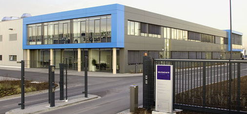 
Modulwerk von Masdar PV in Ichtershausen, einem Vorort der thüringischen Landeshauptstadt Erfurt.
