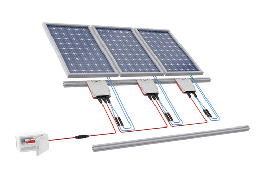 
Bis zu zwölf Geräte werden in einer Daisy Chain mit dem Multigate von SMA verschaltet.
