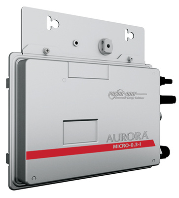 
Der Mikrowechselrichter Aurora Micro 0.3 vonPower-One leistet 300 Watt.
