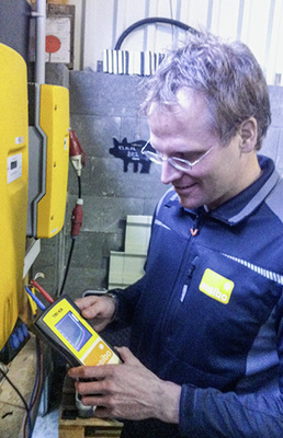 
Ulrich von Borstel ist mit dem Messergebnis zufrieden.
