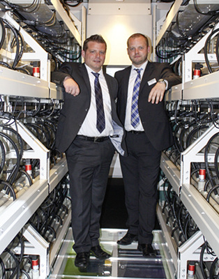 <p>
Frank Beermann (links) und Lars Möllenhoff, dieGeschäftsführer von Gildemeister Energy Solutions.
</p>