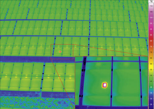 <p>
</p>

<p>
Verwertbare Thermografiemessungen von Solaranlagen erfordern neben der geeigneten Kamera vor allem Erfahrung des Thermografen und eine ordentliche Dokumentation.
</p> - © Foto: Infratec

