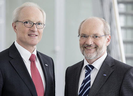 <p>
Die Brüder Kurt (links) und Wolfgang Schmalz leiten das Familienunternehmen gemeinsam.
</p>
