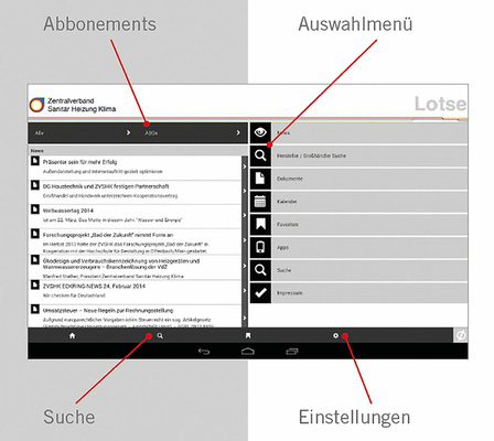 <p>
Für die Innungsbetriebe gibt es zahlreiche Informationen. Infos des Verbandslassen sich auch mobil aus dem Extranet abrufen. 
</p>