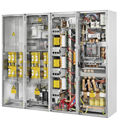 



Blick in den Prosolar-Zentralwechselrichter von General Electric.
