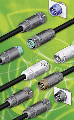 



Stecker und Buchsen sind farblich kodiert, umVerwechslungen zu vermeiden.
