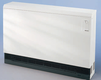 



Modernes, flaches Design: Dieser Speicherofenähnelt gängigen Plattenheizkörpern.
