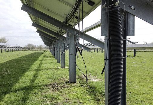 



Für den Parkbetreiber ist es ein Horrorszenario. Die Diebe haben einfach die Module abgeschraubt.Die Kabel hängen noch lose herunter. Hier geht viel Ertrag verloren.
