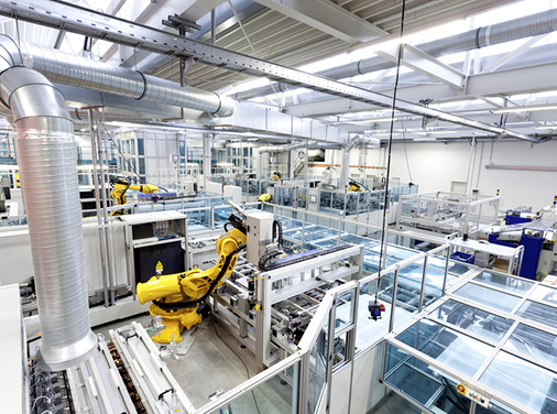 



Die weitgehend automatisierte Fertigung sichert eine kontinuierlich hohe Qualität.
