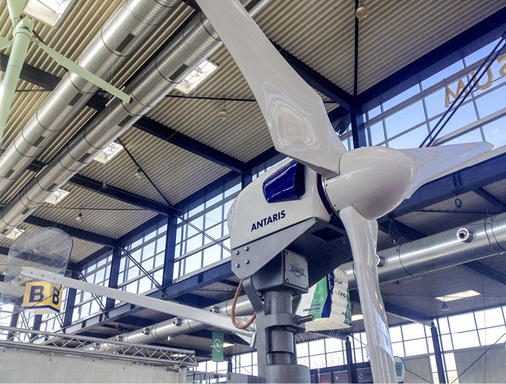 



Kleinwindanlagen mit horizontaler Achse sind an das Design der großen Windkraft angelehnt.
