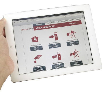 
Die Funktionen moderner Speichersysteme werden über das Handy per App oder Tablet-PC verwaltet und gesteuert. Denn die Kunden wollen den Überblick behalten und selbst eingreifen.



