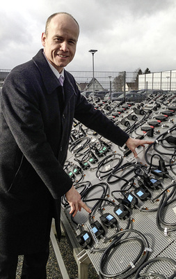 
Rüdiger Meyer am Testfeld in Blomberg.



