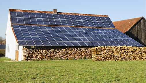 



Niedriges Dach und Holzstapel davor: für Moduldiebe eine regelrechte Einladung.
